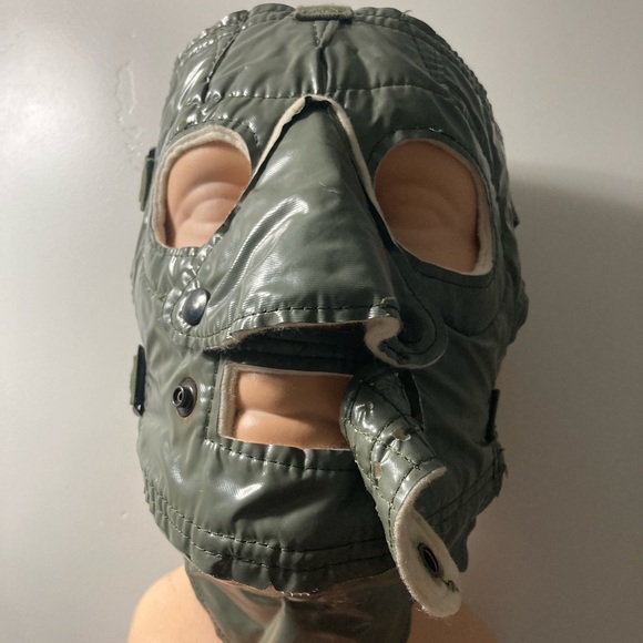 "The Riddler" Mask, Extreme Cold Weather Winter Face Mask Olive Green - Picture 5 of 7